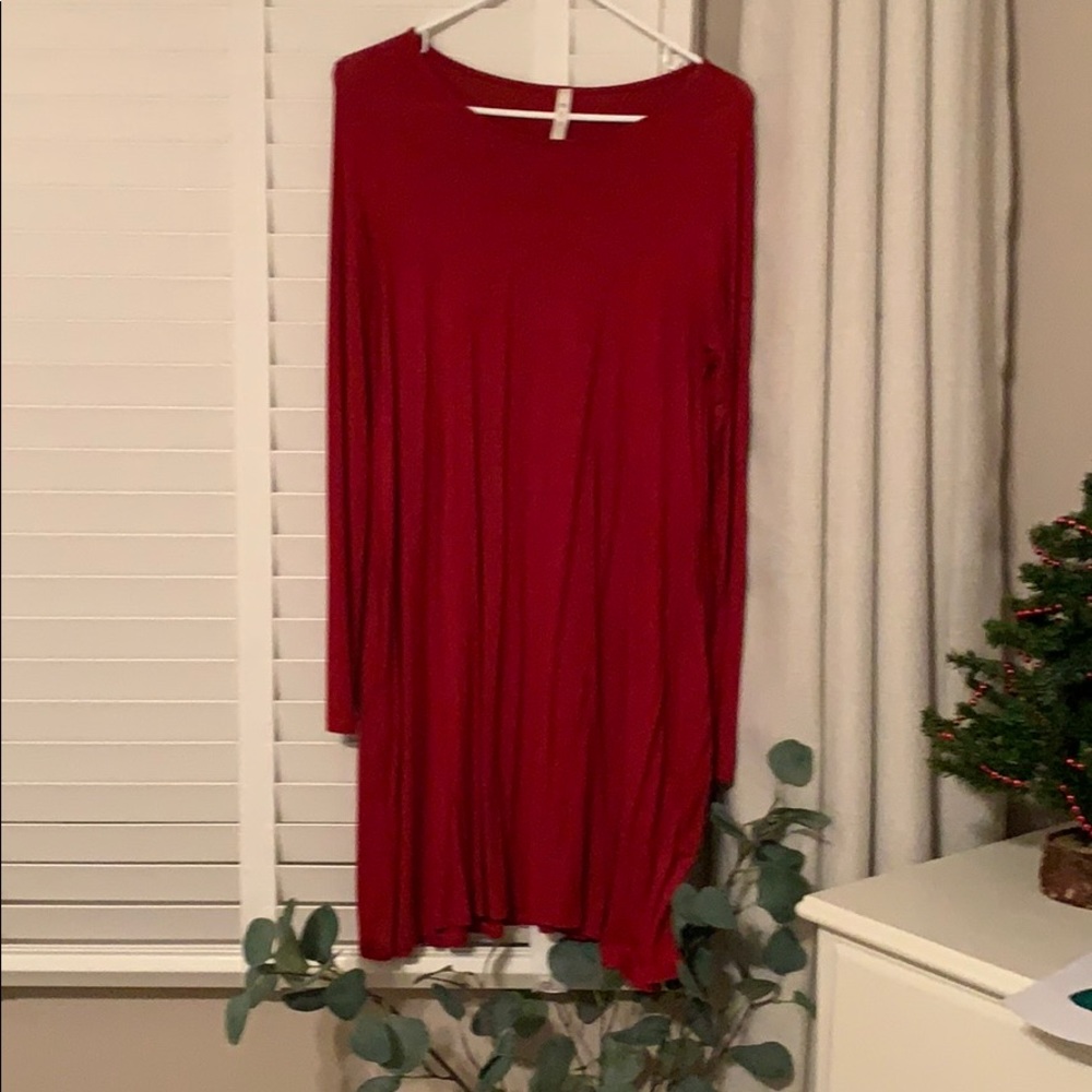 Long sleeve tunic with pockets